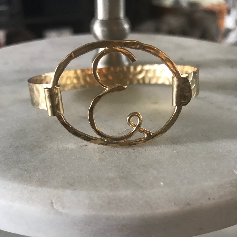 Anthropologie Letter E Bracelet